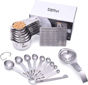 Tanvi Measuring Cups and Spoons Set...