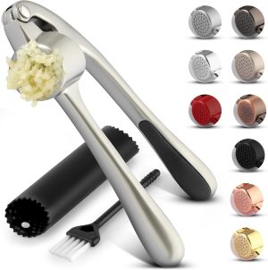 Zulay Kitchen Premium Garlic Press ...