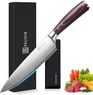 PAUDIN Chef Knife, Kitchen Knife 8 ...