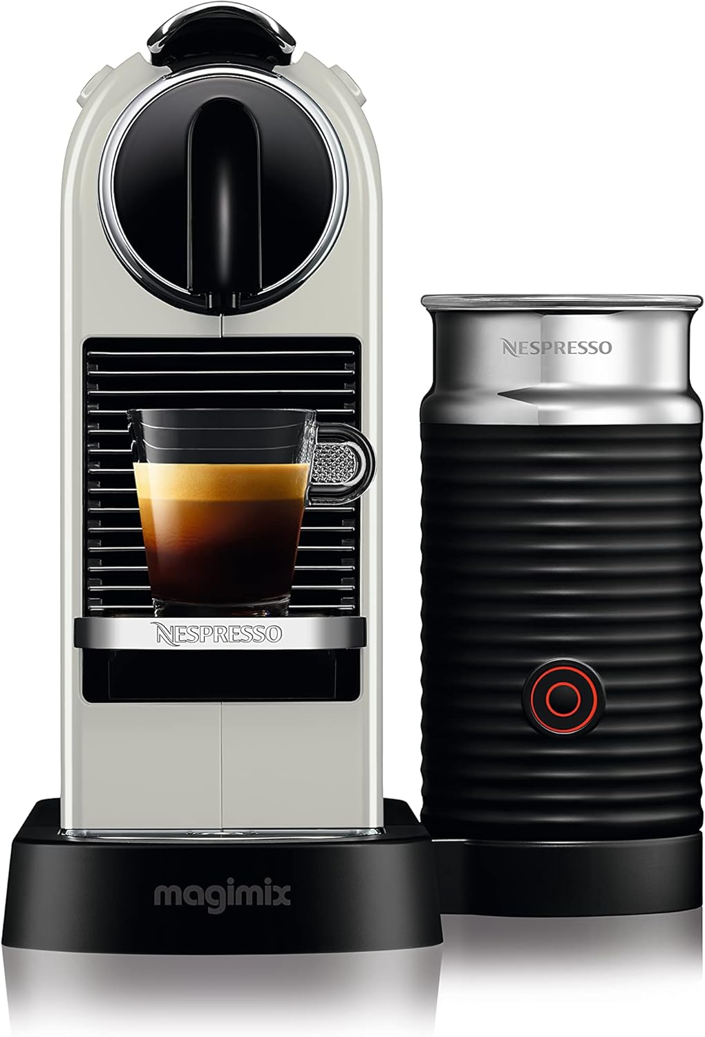 Nespresso Citiz Coffee Machine with Aeroccino Milk Frother by De'Longhi for Original Coffee Pods, Latte, Cappuccino, Espresso, Starter Capsule Set Included, EN267.WAE, White - Image 9