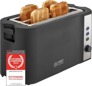 TZS First Austria 4 Slice Toaster 1...