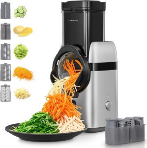 FOHERE 5 in 1 Electric Cheese Grate...