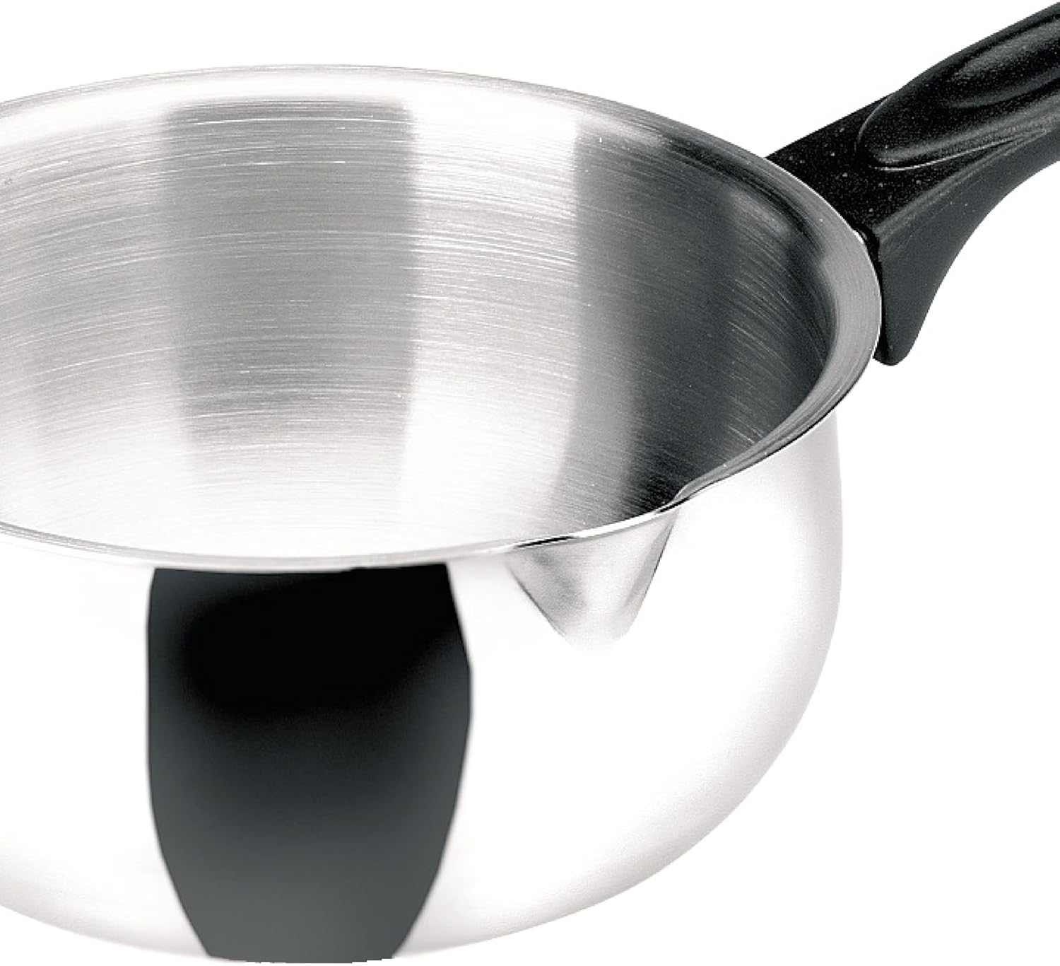 IBILI Clasica Saucepan with Spout, 10 cm, Stainless Steel, Suitable for Induction Hobs - Image 4