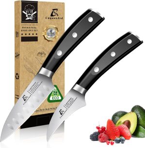 CoquusAid Paring Knife Set, 2PCS Sm...