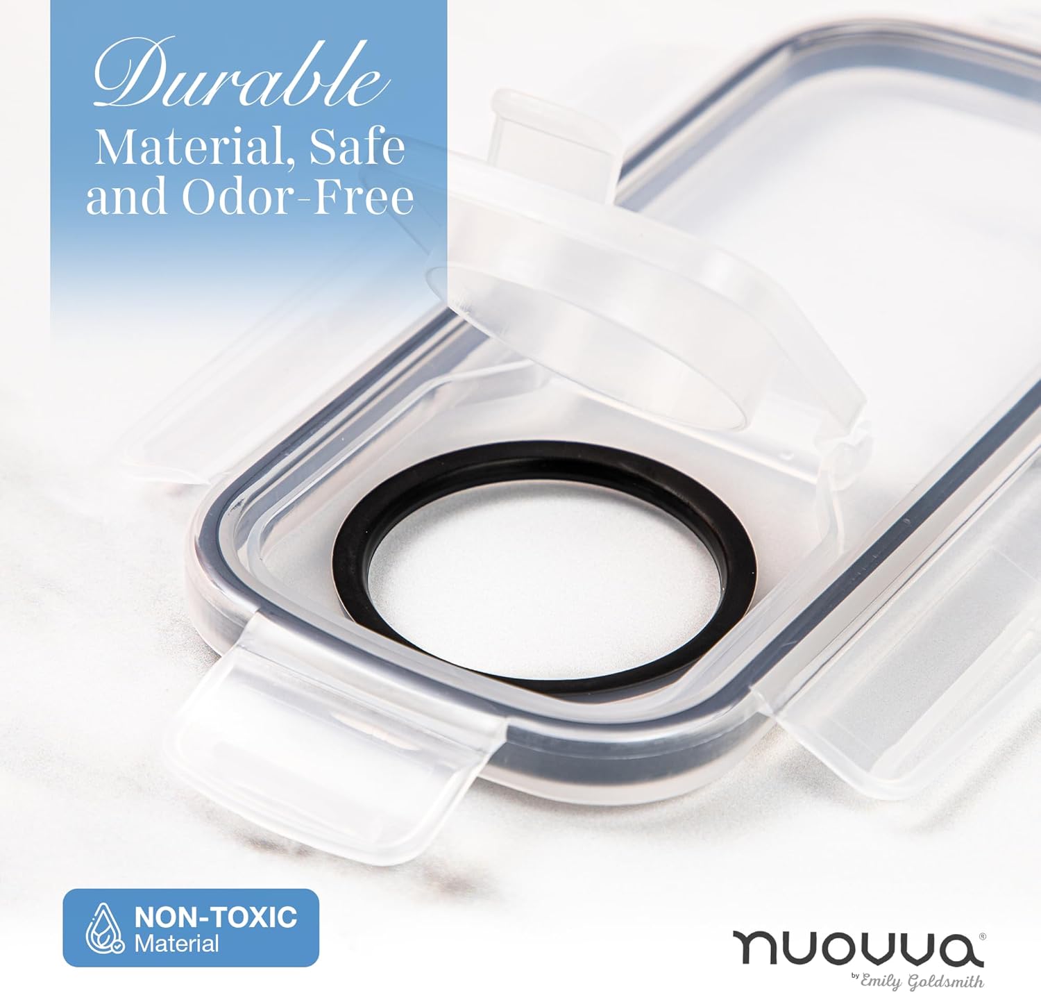nuovva Cereal Storage Containers – 3Pcs Set Plastic Food Storage Containers – Practical Cereal Dispenser – Food Grade and BPA Free – Durable and Easy to Use – Ideal for Cornflakes, Flour Storage - Image 9