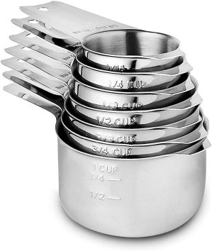 Measuring Cups Stainless Steel 7 Pi...