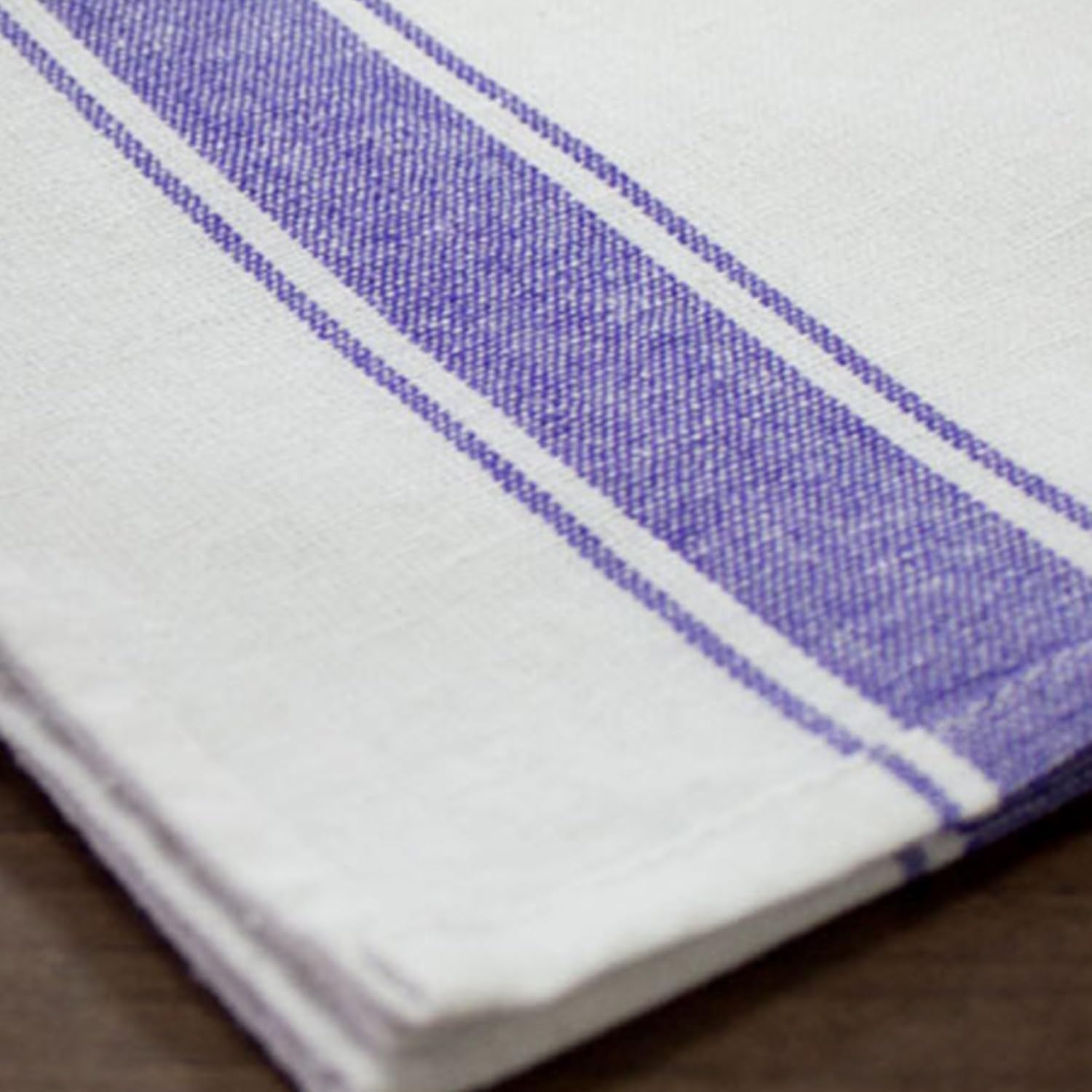 Vision Linens Union Linen Pack Of 5 Kitchen Glass Cloth Tea Towel Assorted Red, Blue & Green Striped, 51 x 76cm (20” x 30”), For Drying & Polishing, Cotton Rich, Absorbent, Catering, Professional - Image 8