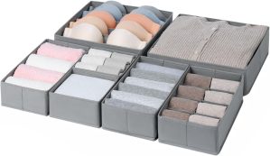 DIMJ 7 Pack Dresser Drawer Organise...