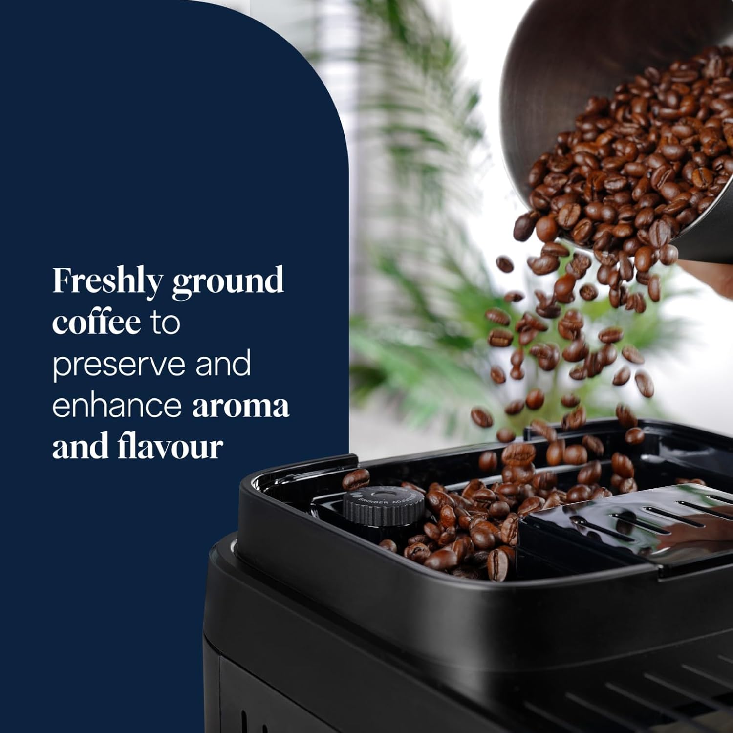 De’Longhi Magnifica Evo Next - Perfetto Automatic Coffee Machine with LatteCrema Automatic Milk Frothing, 13 One-Touch Drinks, Colour Touch Display, Silver Black (ECAM310.80.SB) - Image 5
