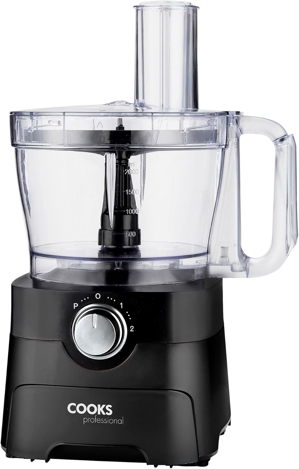 Cooks Professional Food Processor 1000W with 7 Blades, 2L Mixing Bowl & 1.8L Blender Jug | Multifunctional Kitchen Chopper & Blender Machine for Chopping Slicing Grating Kneading Blending | Black - Image 6
