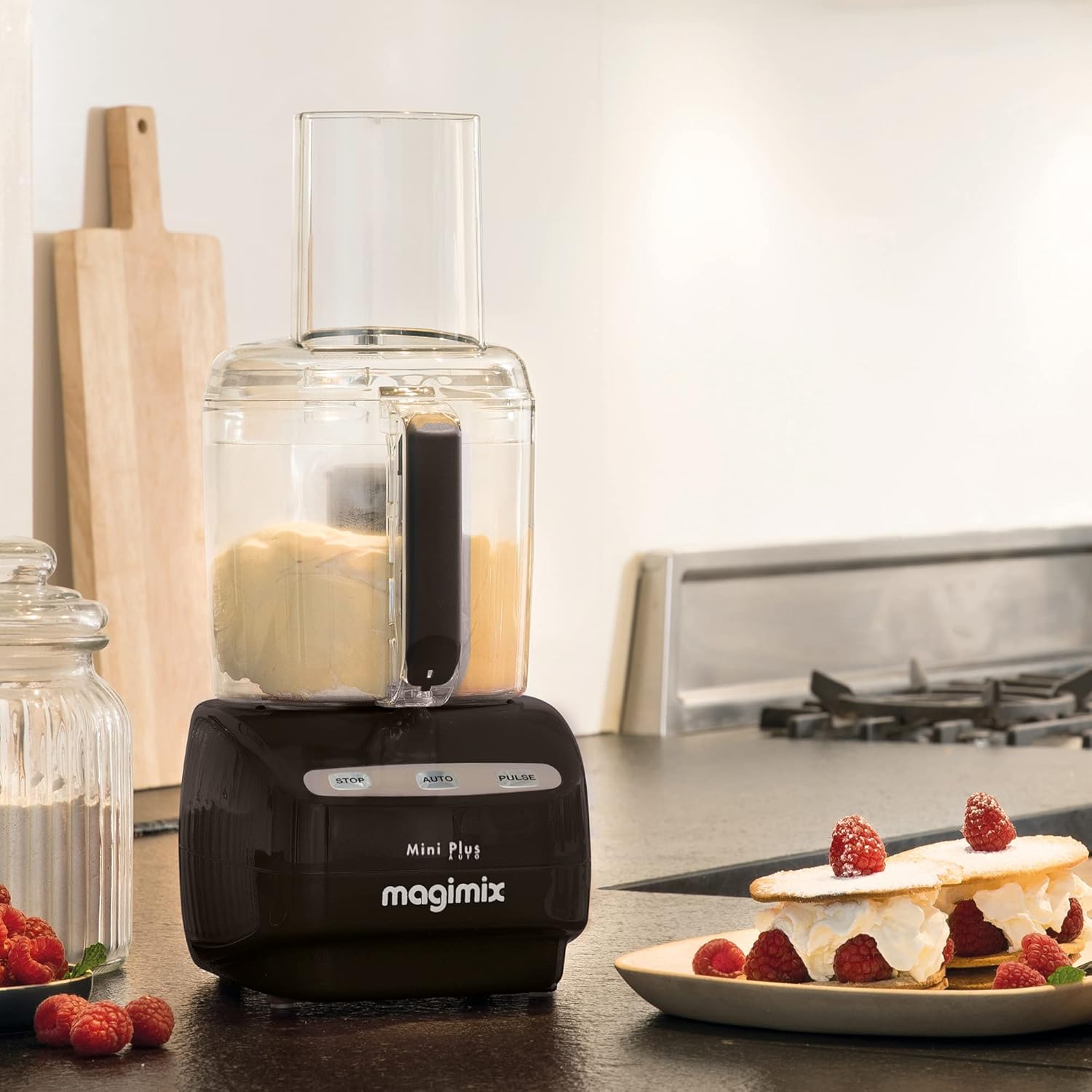 Magimix Le Mini Plus Food Processor - Multifunctional Food Preparation, 1.7L BPA-Free Bowl, Professional Quality Ultra-Sharp Blades, Quiet Energy Efficient 400W Motor With 30 Year Guarantee - Black - Image 4