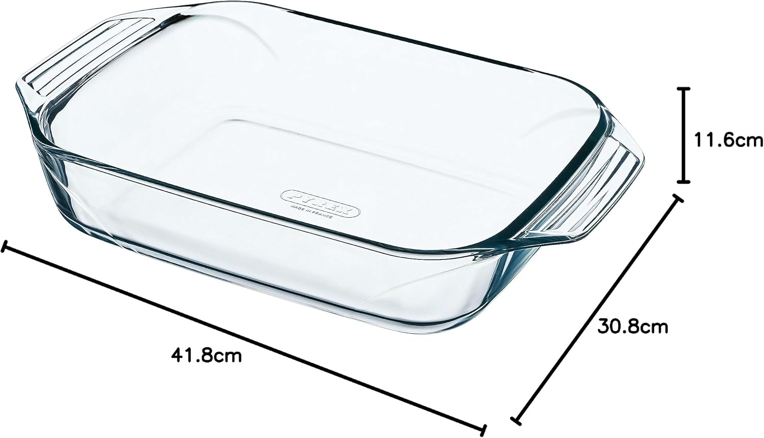 Pyrex 8023510 Set of 3 Borosilicate Glass Oven Plates – Extreme Resistance – Made in France - Image 9