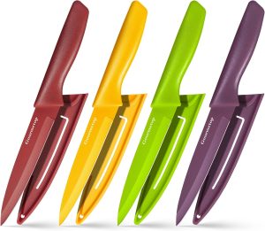 Gourmetop Paring Knife with Cover, ...