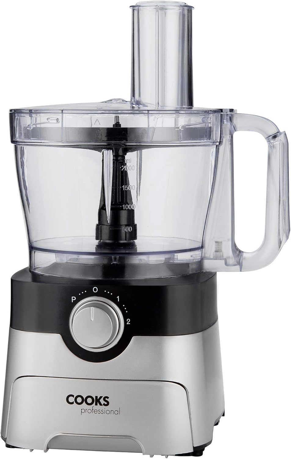 Cooks Professional Food Processor 1000W with 7 Blades, 2L Mixing Bowl & 1.8L Blender Jug | Multifunction Kitchen Chopper & Blender Tool for Chopping Slicing Grating Kneading Blending | Black & Silver - Image 8