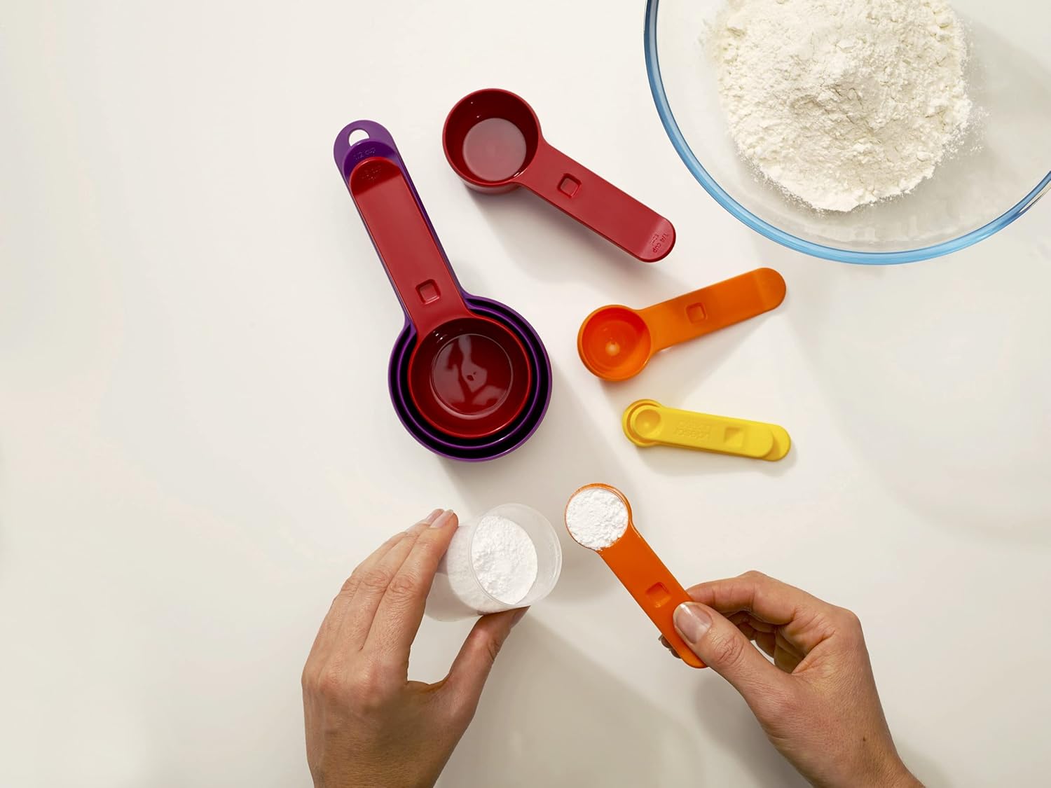 Joseph Joseph Nest Measuring Cup Set, Multicolour, 24, 8-Piece - Image 4