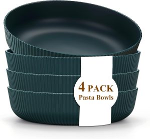 Kyraton Pasta Bowls Set of 4, 1.1L ...