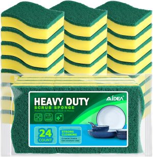 AIDEA Heavy Duty Scrub Sponge Washi...