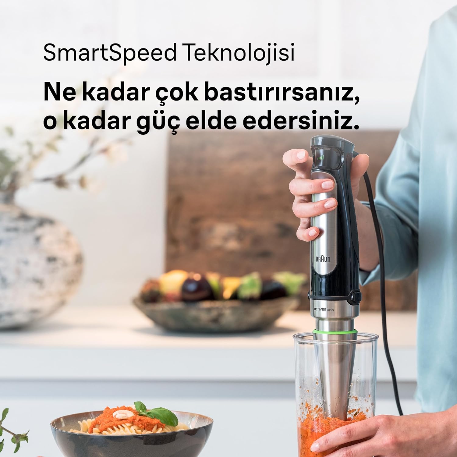 Braun MultiQuick 7 MQ7045 Hand Blender, Mixer, ActiveBlade System, EasyClick Plus System, Splash Control - Image 6