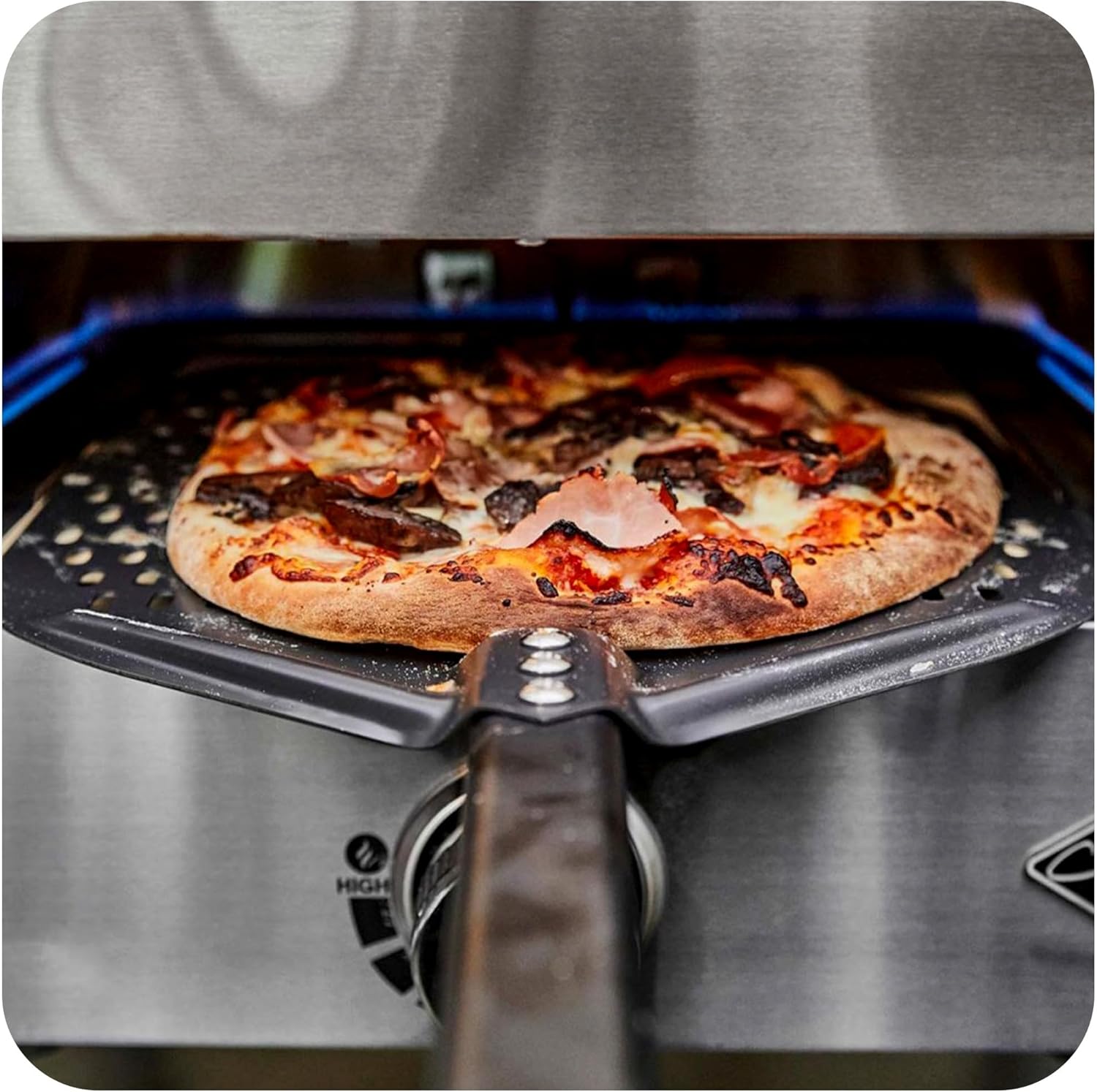 Casa Mia Bravo - 12 Inch Outdoor Gas Pizza Oven - Quick Heating, Portable, Stainless Steel Construction - 3 Year Guarantee - Image 6