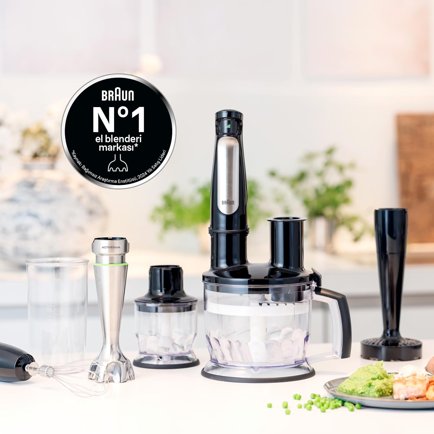Braun MultiQuick 7 MQ7045 Hand Blender, Mixer, ActiveBlade System, EasyClick Plus System, Splash Control - Image 7