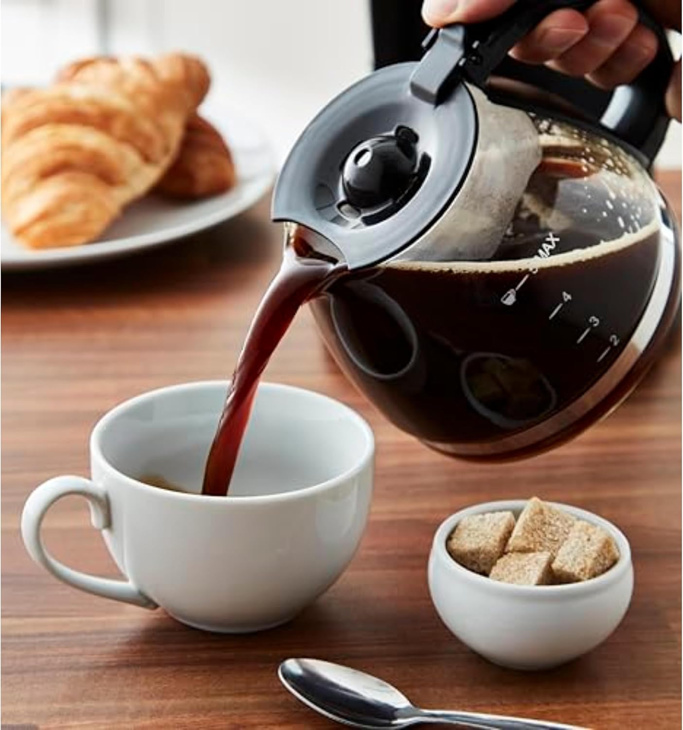 Swan SK13130N Programmable Coffee Maker with Keep Warm Function, LCD Timer, 750ml, 700W, Black - Image 6