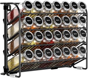 CHARMDI Spice rack，4 Tier Spice R...