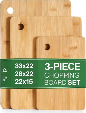 Premium Wooden Chopping Boards 3 Pi...