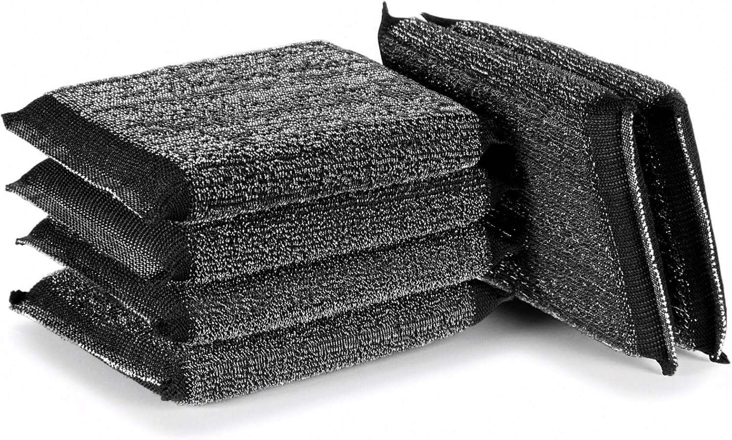 6 Pcs Washing Sponges for Dishes - Non Scratch Kitchen Sponge - Heavy Duty Reusable Multipurpose Cleaning Sponges for Washing Dishes, Pots, Pans, Household Cleaning - Image 8