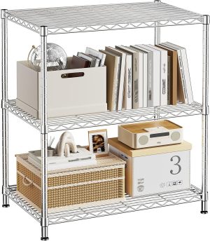 REIBII 3-Tire Shelving Unit, 76HX35...
