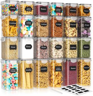 SavvyStor 24 PCS Food Storage Conta...