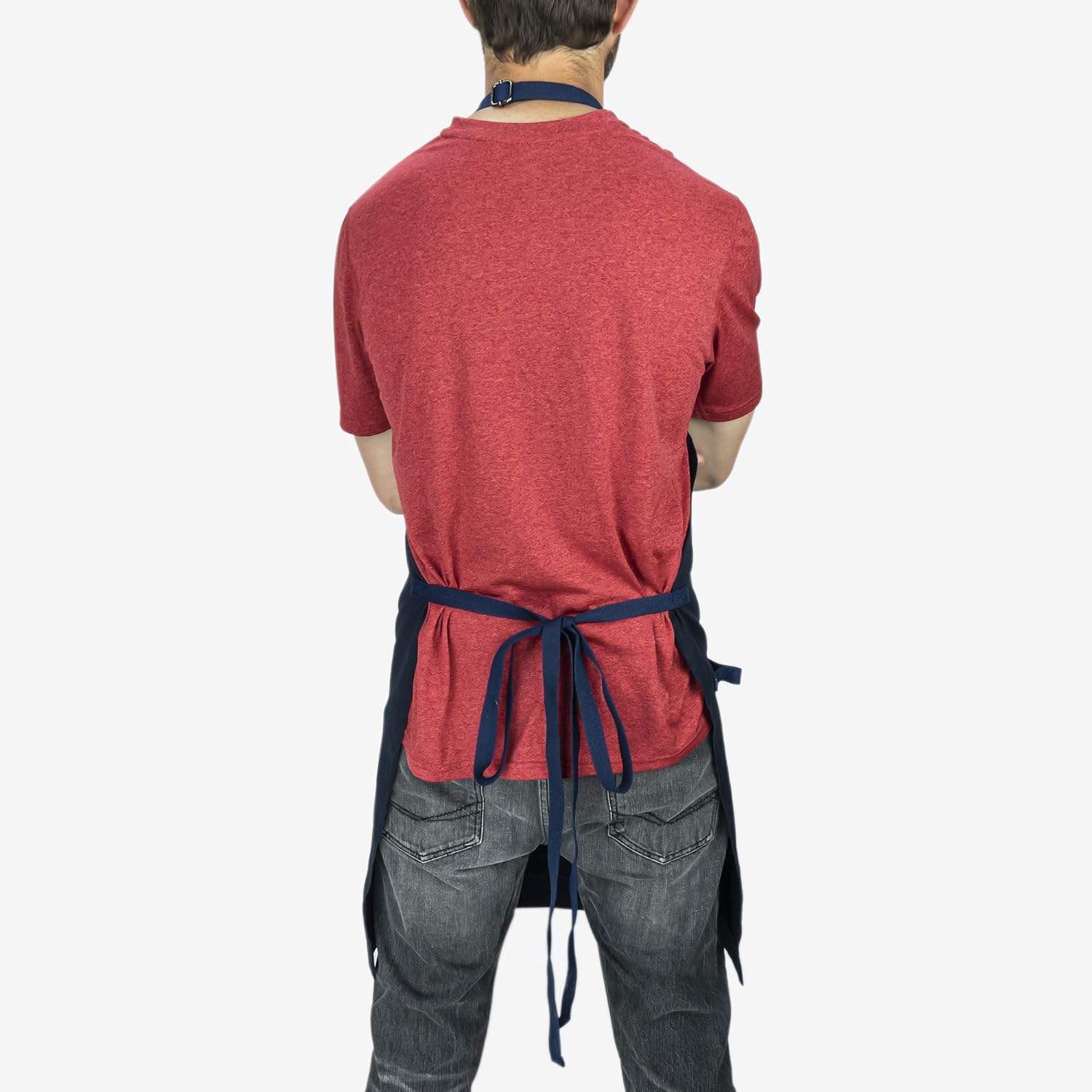 Chef Pomodoro Chef Apron - Top Recommended - Adjustable Pockets, Bibs - Designed for Home, Kitchen, BBQ, Grill Use - Image 9