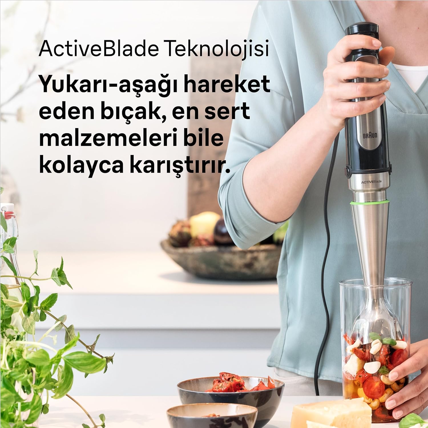Braun MultiQuick 7 MQ7045 Hand Blender, Mixer, ActiveBlade System, EasyClick Plus System, Splash Control - Image 5