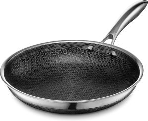 HexClad Hybrid Nonstick Frying Pan,...