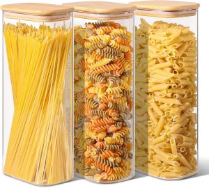 ComSaf 2.1L Rectangle Glass Storage...