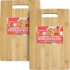 SOL 2pk Bamboo Cutting Board for Ki...