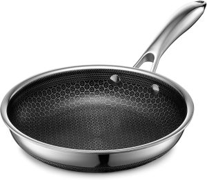 HexClad Hybrid Nonstick Frying Pan,...