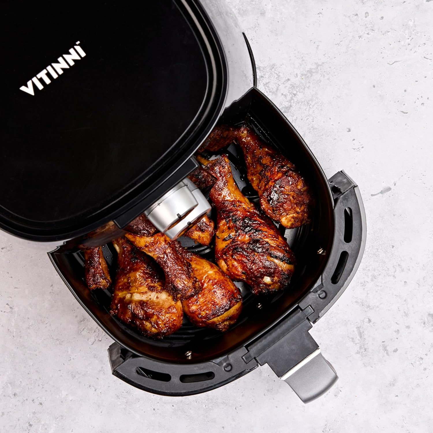 Vitinni 3.8L Air Fryer, Small and Compact, Easy to Control Manual Air Fryer, Perfect for Smaller Kitchens and Caravans, Rapid Circulation Reaching 200 Degrees Celsius, 30 Minute Timer - Image 7
