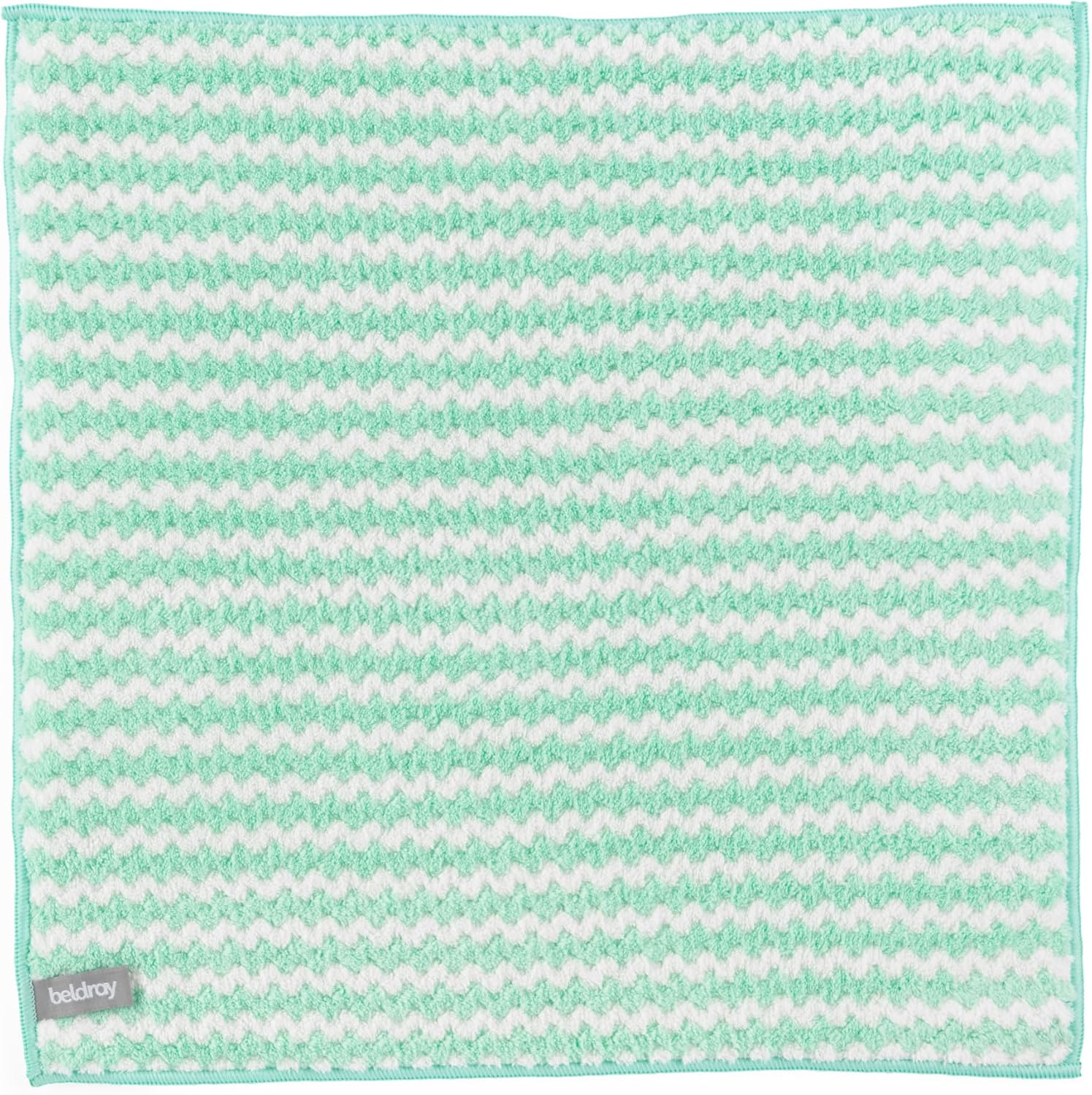 Beldray Anti-Bac Microfibre Cleaning Cloths - 2 Pack, Super Absorbent, Soak Up Spills In Seconds, Reusable, Multipurpose, Perfect For Surfaces, Worktops & Crockery, Treated With AntiBac, Grey & Mint - Image 4