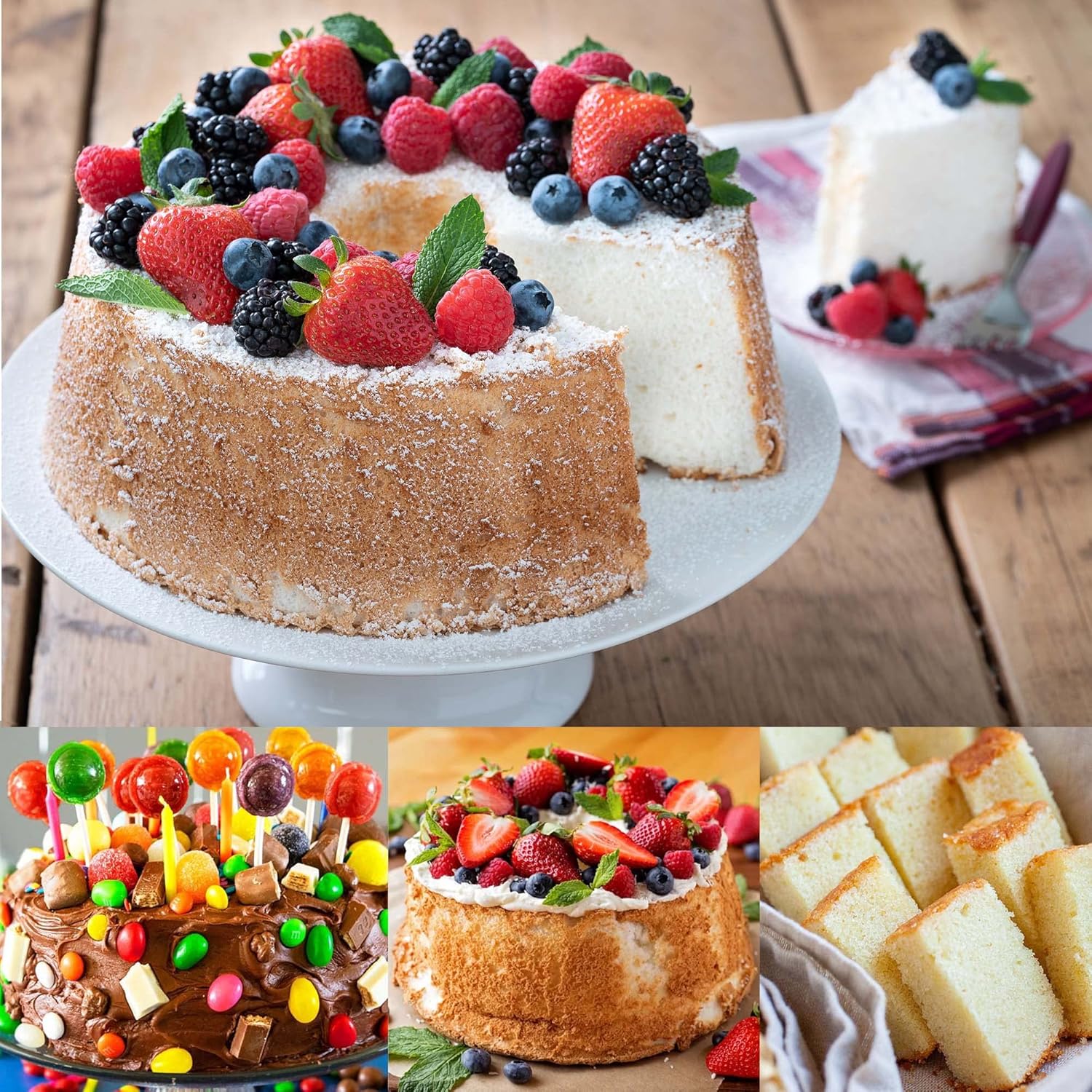 KENIY 2 Pack 4-Inch Non-Stick Deep Aluminum Round Cake Pan with Removable Bottom for Wedding/Birthday/Christmas Cake Baking Round Cake Tin Set with Loose Base (4 inch) - Image 6