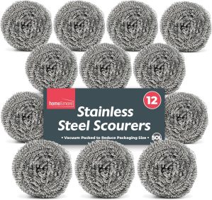 SOL 12pk Stainless Metal Scourers, ...