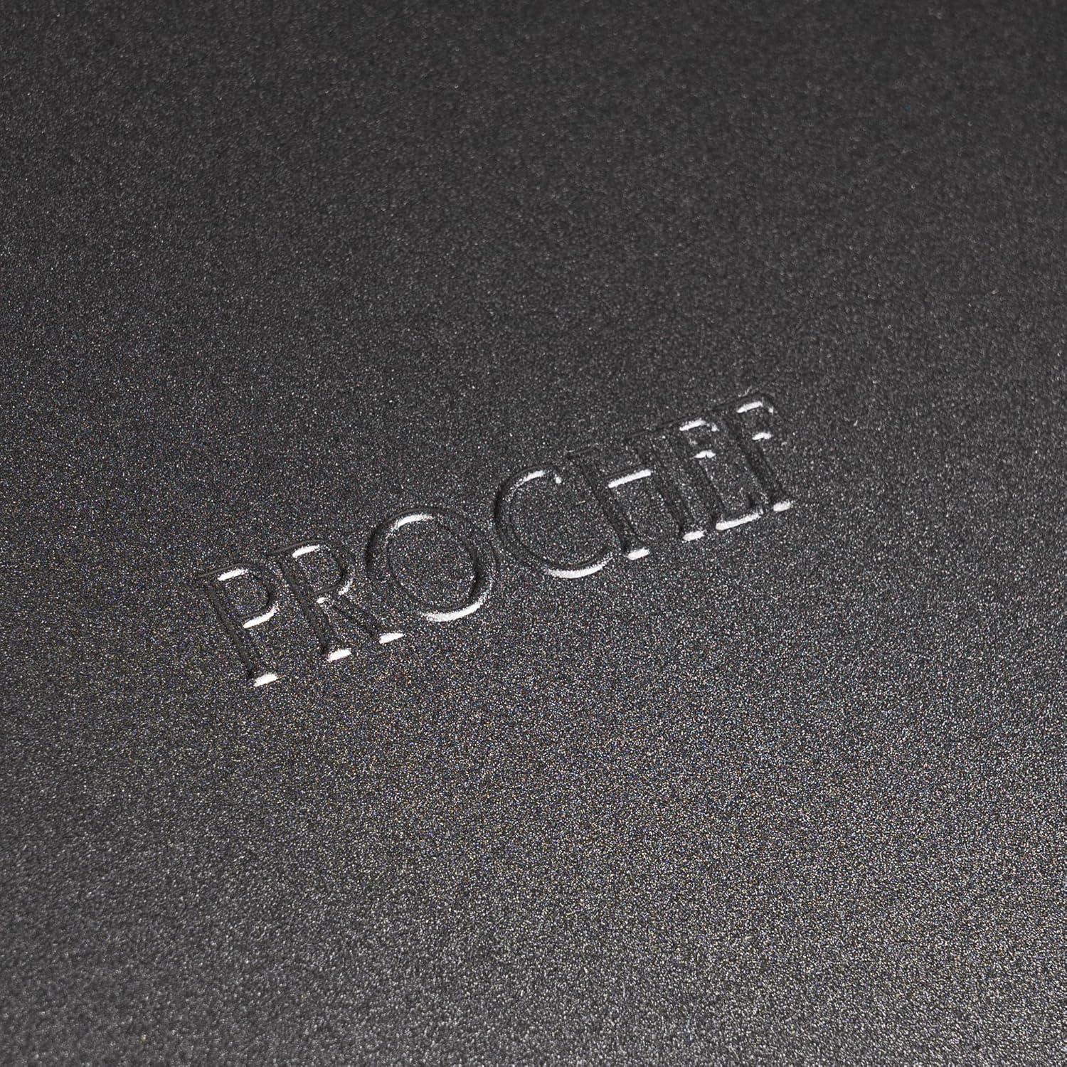 Prochef 15" Roaster with V Rack, Non-Stick Heavy Gauge Roasting Tray, PFAS-Free, Dishwasher Safe, Oven Safe to 230°C – 38.5x27.5x7.5cm Large Roasting Pan, Grey, BlackOne - Image 5