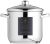 MasterClass Stock Pot With Lid 8.5L/24cm, Induction-Safe, Stainless Steel, Silver
