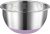 Mixing Bowl Stainless Steel with Nonslip Silicone Bottom Metal Kitchen Bowl Baking Cooking Bowl Salad Bowl Dishwasher Safe, 20cm