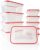delka Airtight Food Storage Containers Pack of 10 (5 x 400ml & 5 x 1000ml) BPA-Free Plastic with Lids – Stackable & Leak-Proof Meal Prep Boxes, Microwave, Freezer & Dishwasher Safe, Kitchen Organiser