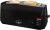 Quest 4 Slice Toaster Black – Extra Wide Long Slots for Crumpets and Bagels – 6 Settings – Reheat and Defrost