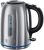 Russell Hobbs Brushed Stainless Steel Electric 1.7L Cordless Kettle (Quiet & Fast Boil 3KW, Removable washable anti-scale filter, Push button lid, Perfect pour spout) 20460