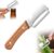 Multifunctional Vegetable Peeler,2-in-1 Stainless Steel Vegetable Handle Peeler,Julienne Vegetable Peeler with Wooden Handle and Bottle Opener for Easy Potato, Fruit Veggie Peeling (1 PCS)