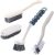 Cleaning Brush Set 4Pcs – Scrubbing & Dish Brush for Kitchen Sink, Bottles, Tile Grout – Washing Up Brush with Durable Bristles