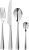 Robert Welch Malvern Bright: 24 Piece Cutlery Set for 6 Place Settings | Premium 18/10 Stainless Steel Mirror Finish. Dishwasher Safe. Gift Boxed.