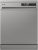HYE Dishwasher – Freestanding Dishwasher With 14 Place Settings, 60cm, Full Size Design, Silver, ECO Program, Quick Wash, Quiet (49 dB) – DW0114PS25